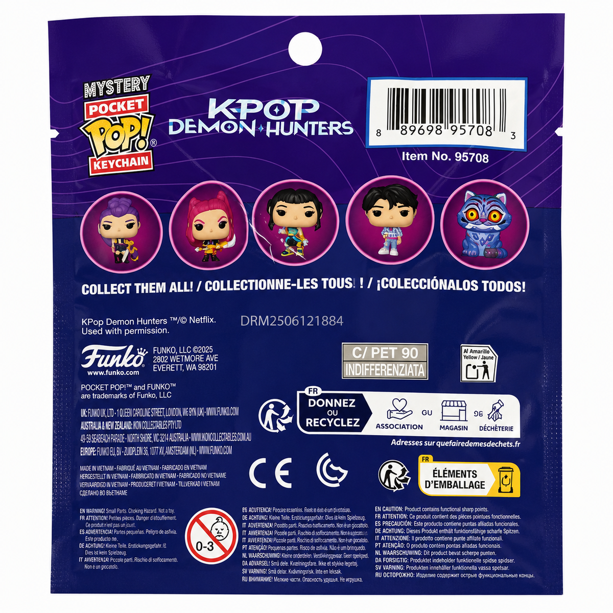 Funko POP! Keychain KPop Demon Hunters Mystery Blind Bag