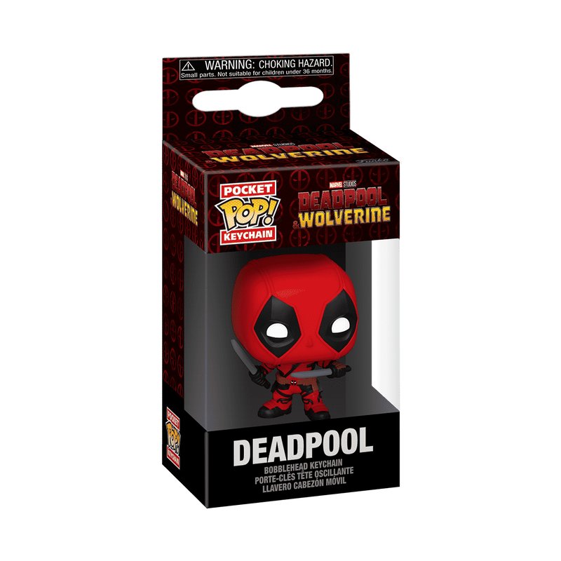 Funko POP! Keychain Marvel - Deadpool with Swords