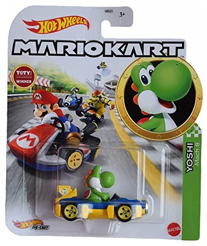 Hot Wheels Mario Kart - Yoshi - Mach 8