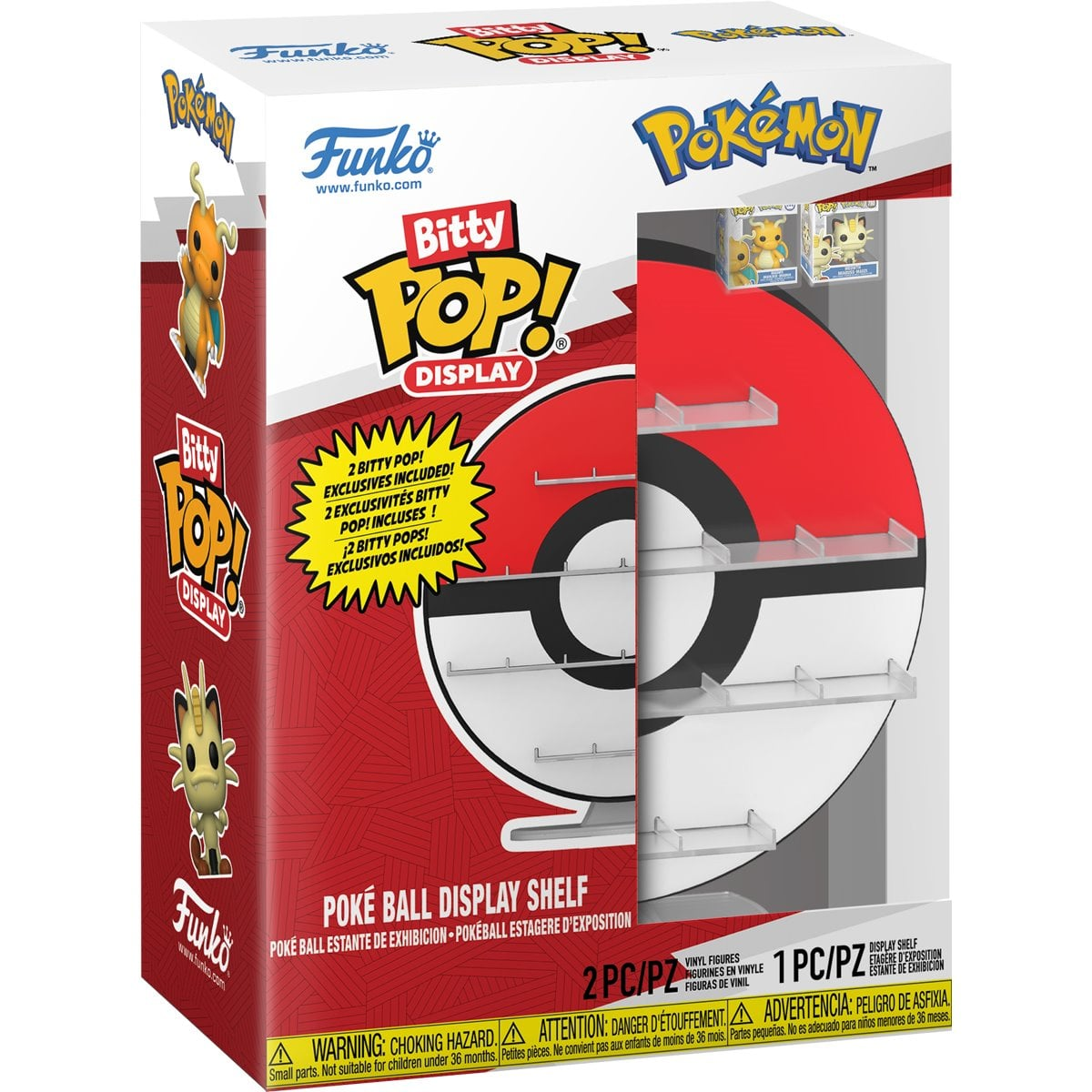 Funko Pokemon Poke Ball Bitty Pop! Display Shelf