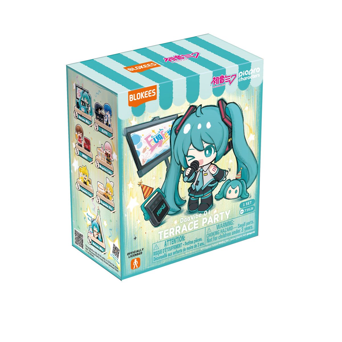 Blokees - Hatsune Miku DaaVibe 01 Terrace Party Playset - One Blind Box