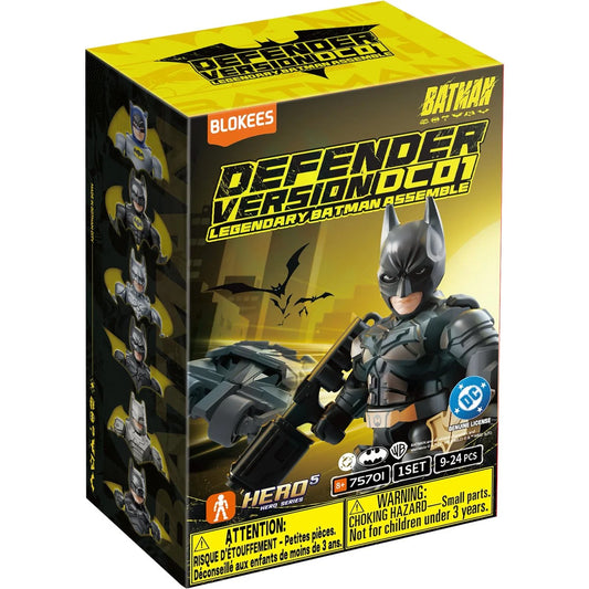 Blokees - DC Defender Version 01 Legendary Batman Mini Model Kit - One Blind Box