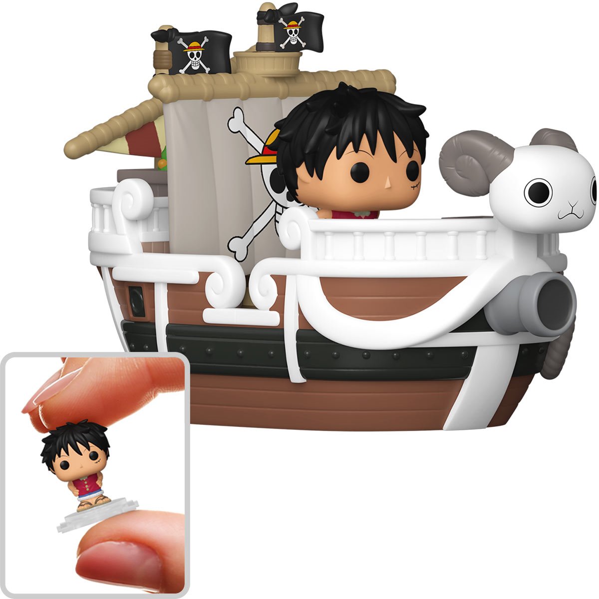 Funko Bitty Pop! One Piece Luffy with Going Merry Ride