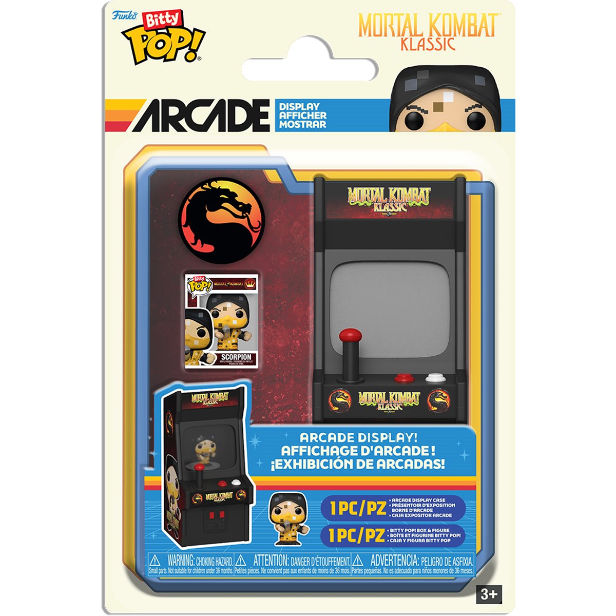 Funko Bitty Pop! Arcade Mortal Kombat Scorpion