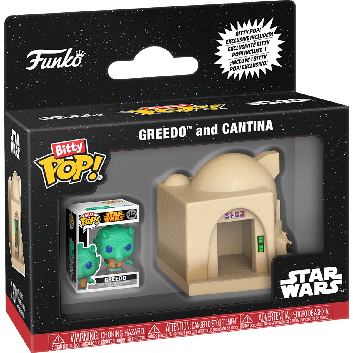 Funko Bitty Pop! Town Star Wars Cantina with Greedo