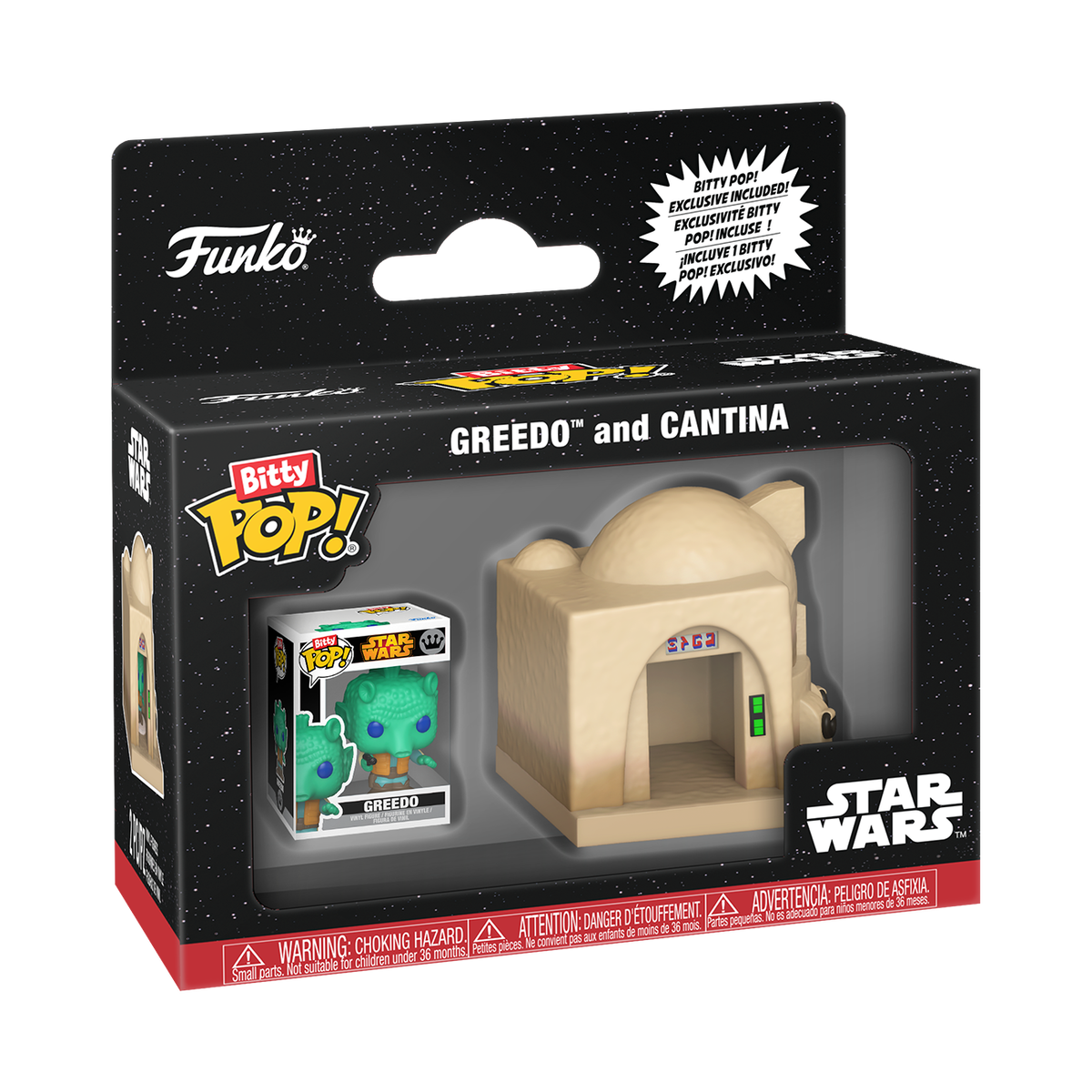 Funko Bitty Pop! Town Star Wars Cantina with Greedo