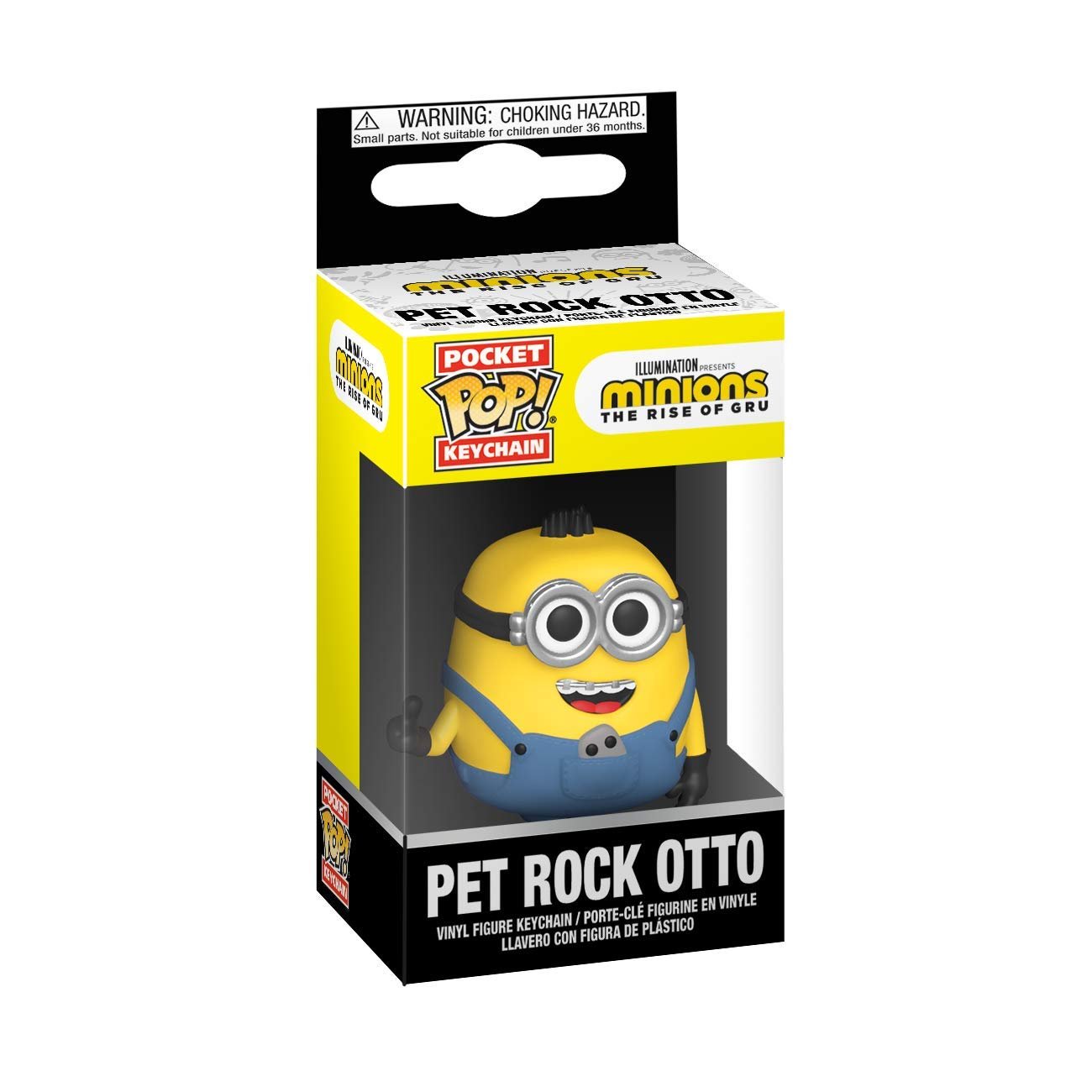 Funko POP! Keychain Minions: The Rise of Gru - Pet Rock Otto
