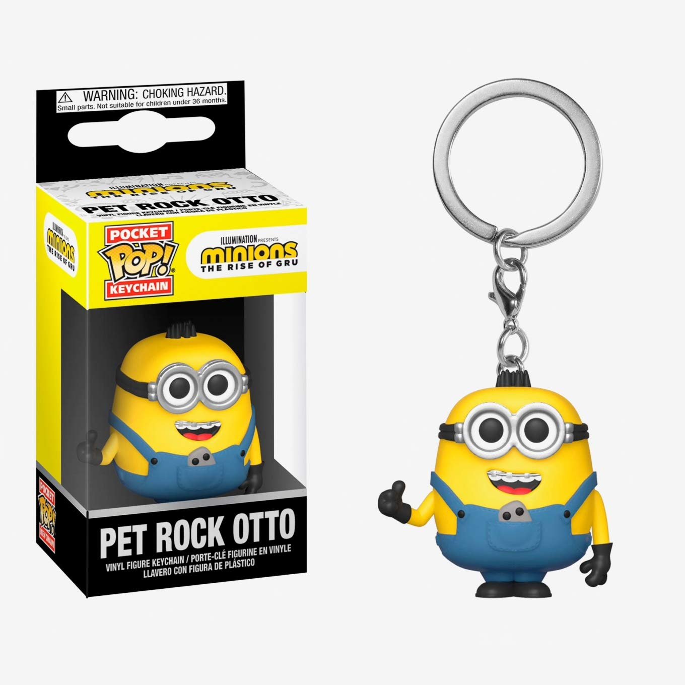 Funko POP! Keychain Minions: The Rise of Gru - Pet Rock Otto