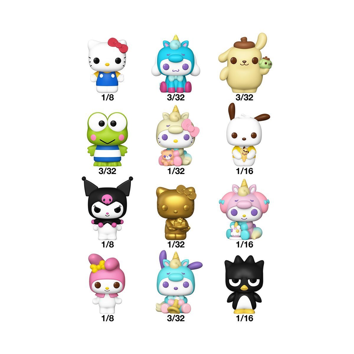 Funko Bitty Pop! Hello Kitty and Friends - Mini-Figure Singles