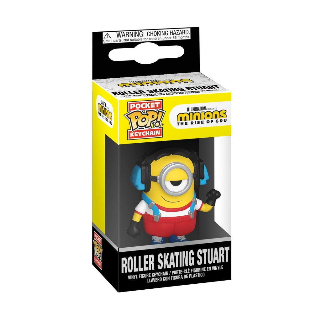 Funko POP! Keychain Minions The Rise of Gru - Roller Skating Stuart
