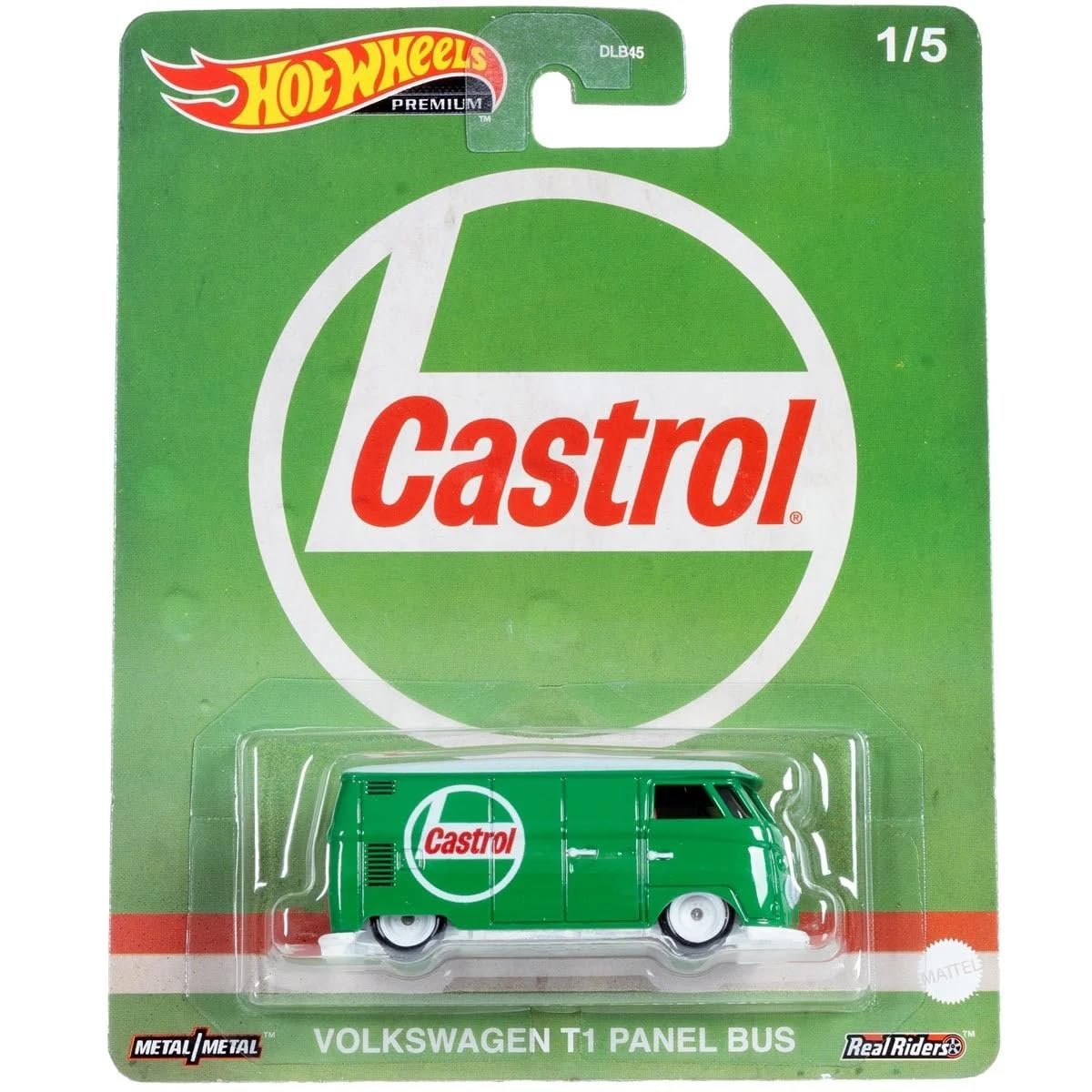 Hot Wheels Pop Culture Castrol Volkswagen T1 Panel Bus 1/5 Diecast Car