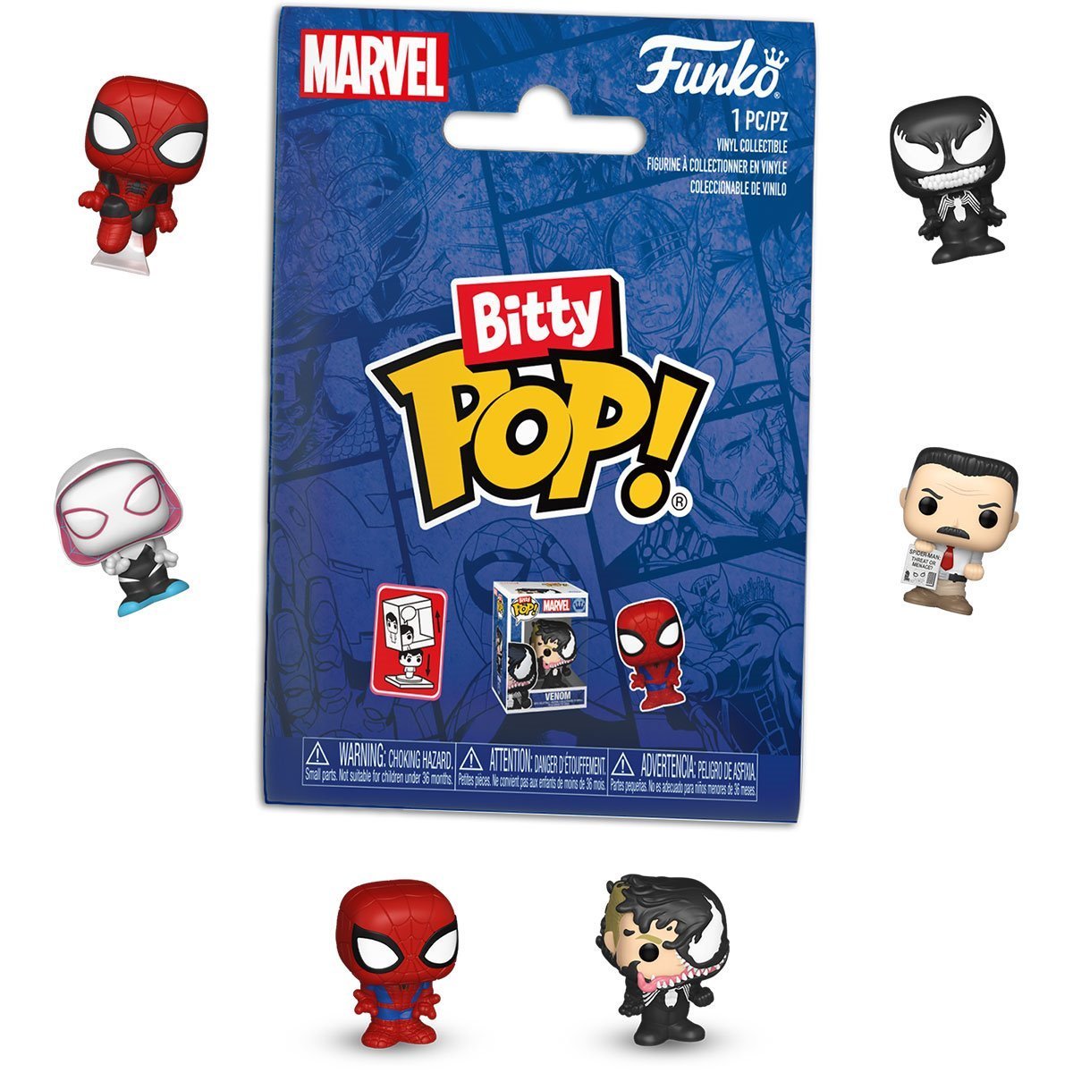 Funko Bitty Pop! Marvel Spider-Man Mini-Figure Singles