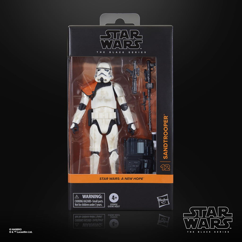STAR WARS The Black Series Sandtrooper, A New Hope Premium Collectible 6 Inch Action Figure