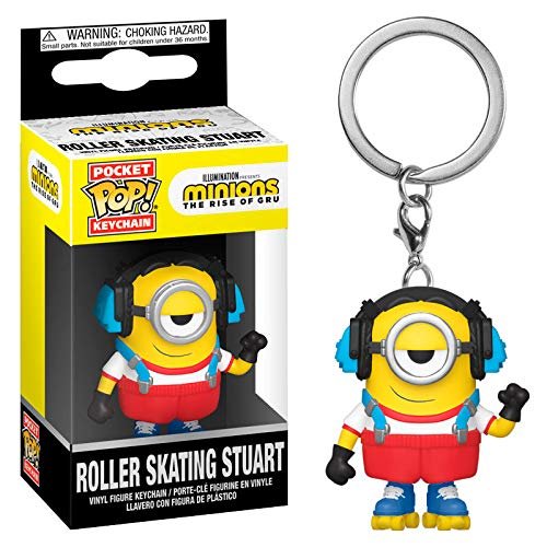 Funko POP! Keychain Minions The Rise of Gru - Roller Skating Stuart