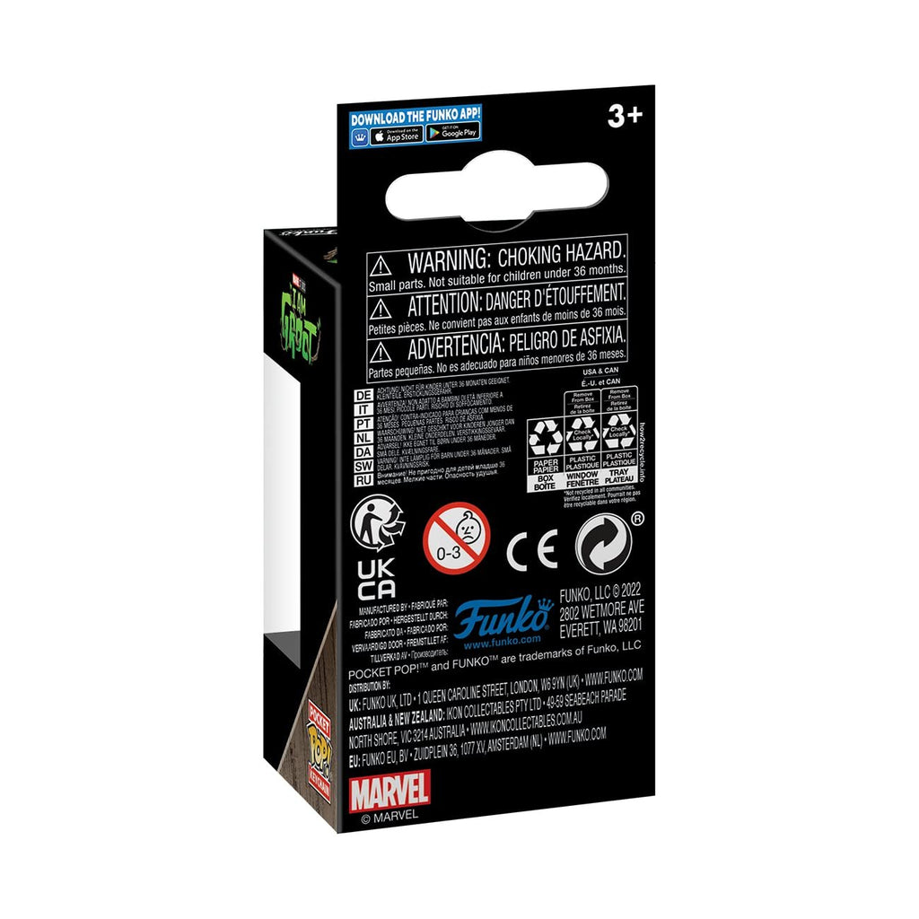 Funko POP! Keychain Marvel - Groot with Cheese Puffs